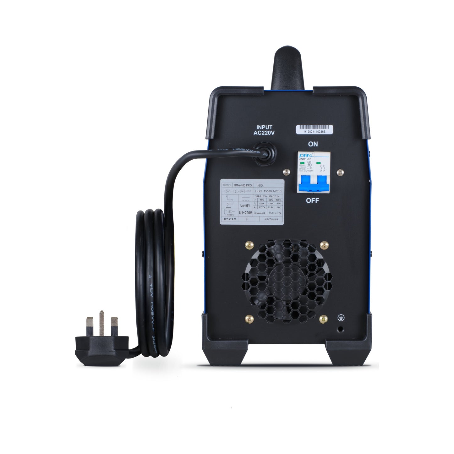 555 MMA-400 PRO — MMA stick inverter welder, 220V, adjustable Arc Force (Towam Equipment, UAE)