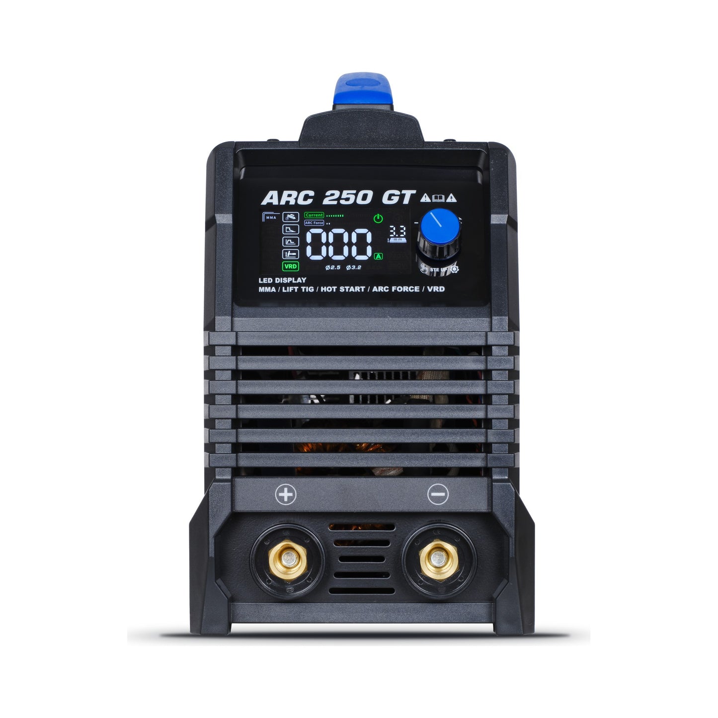 555 ARC 250 GT — MMA / Lift TIG inverter welder, 210A, 220V, E6010-capable, VRD (Towam Equipment, UAE)