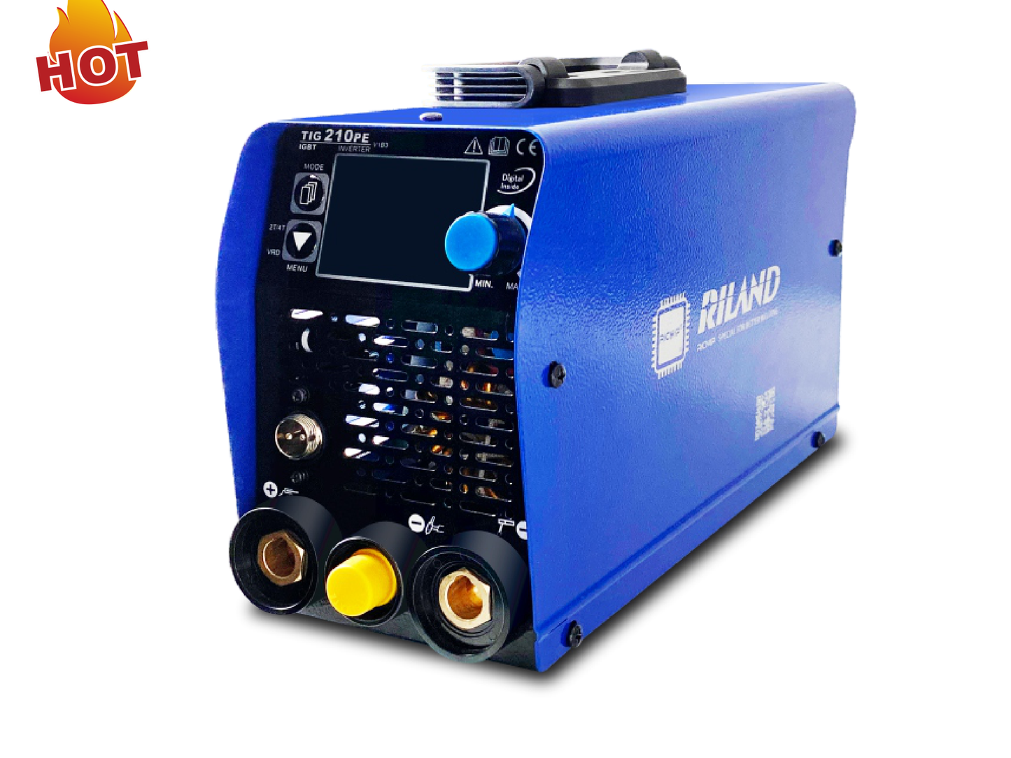 555 TIG 200PE DC pulse TIG and MMA inverter welder, 220V 180A
