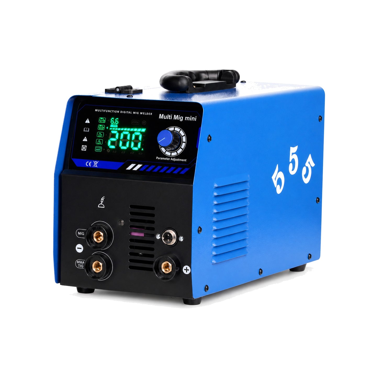 555 Multi Mig Mini — portable gasless MIG welder, 220V single-phase — Towam Equipment UAE
