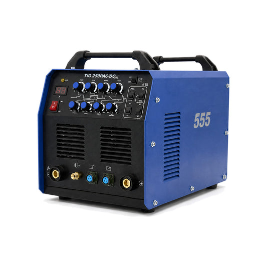 555 TIG 200 AC/DC — 190A AC/DC pulse TIG & MMA welder for aluminium, 220V — Towam Equipment UAE